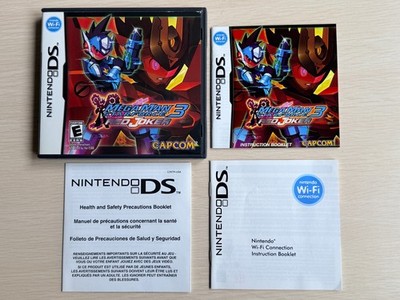 Mega Man Star Force 3 Red Joker Nintendo DS Case Manual & Inserts ONLY - NO GAME