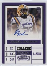 2017 Panini Contenders Draft Picks College Ticket Kendell Beckwith Auto 0g45