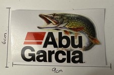 ABU GARCIA PIKE STICKER LICENSED SHOP DISPLAY  STICKER 9cm X 6cm