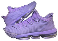 Nike LeBron 16 Low Atomic Purple CI2668-500 Sz 10.5. Lakers Basketball Sneakers