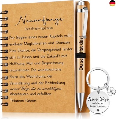 Sinmoe Dankeschön Geschenkset für Kollege Lehrer Mitarbeiter Abschied Geschenk A