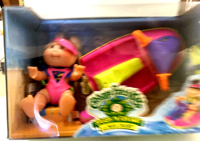 1997 Cabbage Patch Kids Splash N Fun Baby Water Cycle Mattel NIB NRFB