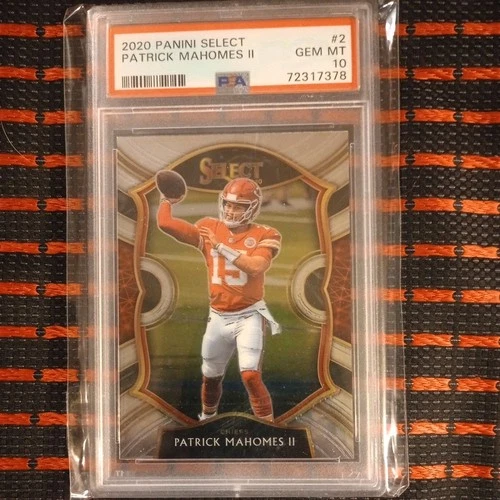 2020 PANINI SELECT PATRICK MAHOMES #2 CONCOURSE SILVER PRIZM PSA 10 KC CHIEFS