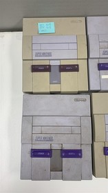 Lot 10 Super Nintendo SNES Consoles For Parts Repair Broken