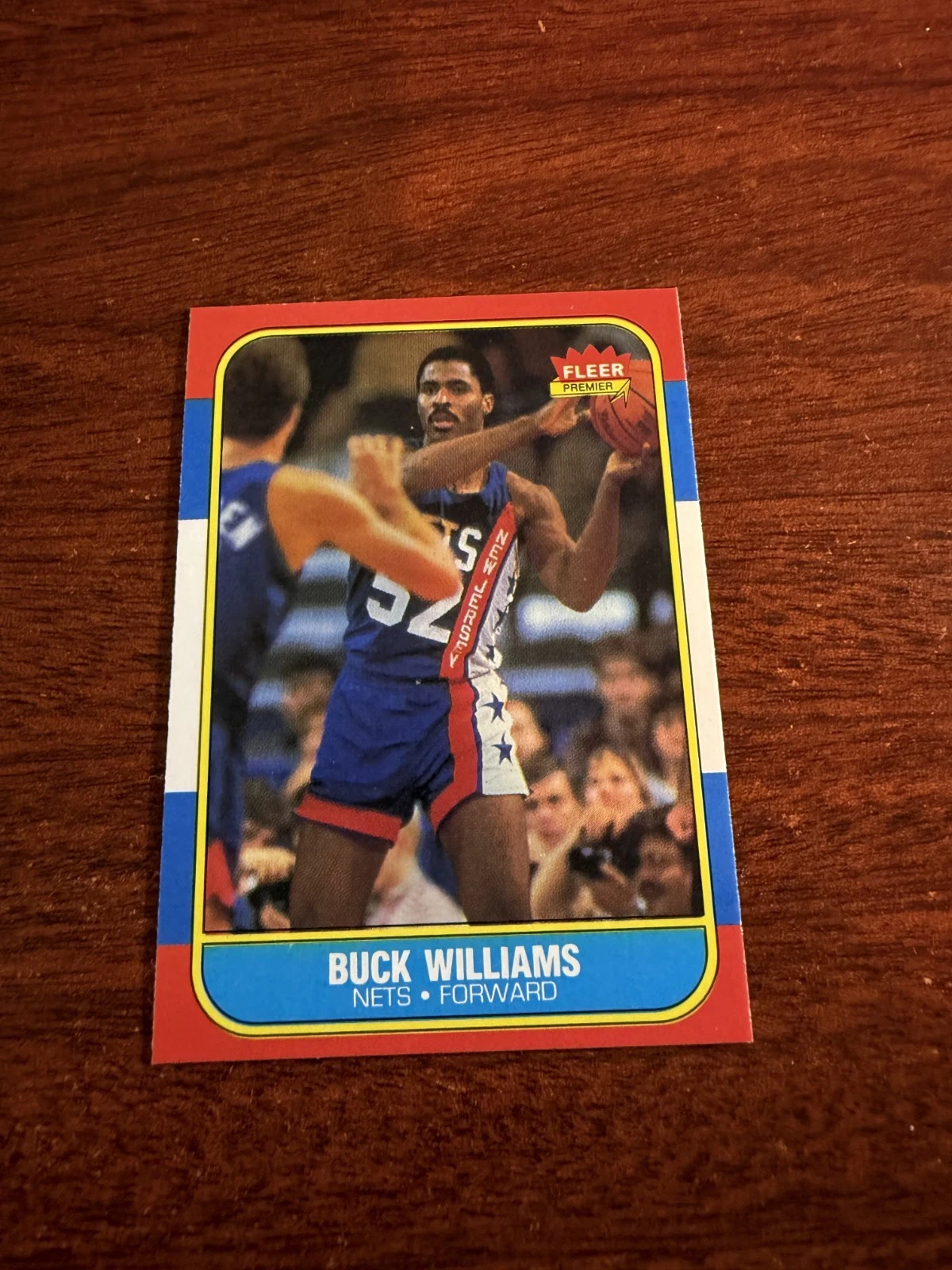 1986-87 Fleer #123 Buck Williams. NRMT