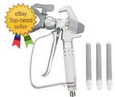 Airless Paint Spray Gun Sprayer High Pressure 3600 PSI 517 Nozzle T... Fast Ship