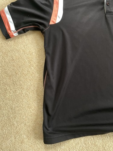 Polo Ping Golf Uomo XL Nera Righe Leggera Performance Top - Foto 7 di 21