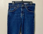 EUC Womens Denim Blue Jeans Wrangler Slim Straight 29x30 — photo 2