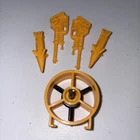 1987 Hasbro GI Joe Cobra Dreadnok Air Skiff Lot Of Fan and accessories