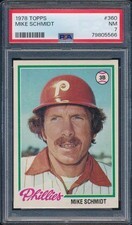 1978 Topps 360 Mike Schmidt PSA 7 NM - 79805566