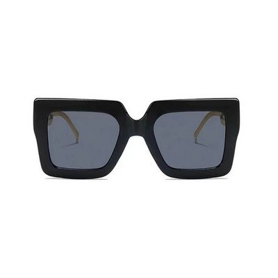 UV385 Block quadratische Sonnenbrille für Frauen leichtes PC-Gestell modisches