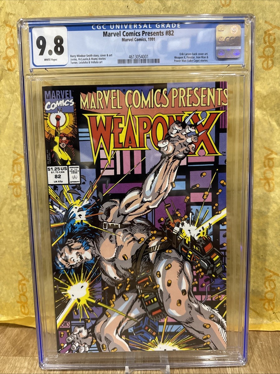 Marvel Comics Presents #82 CGC 9.8 Wolverine ORIGIN WEAPON X