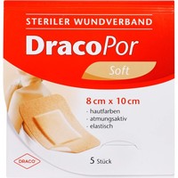 Dracopor Wundverband Steril Hautfarben Verband 8X10 Cm