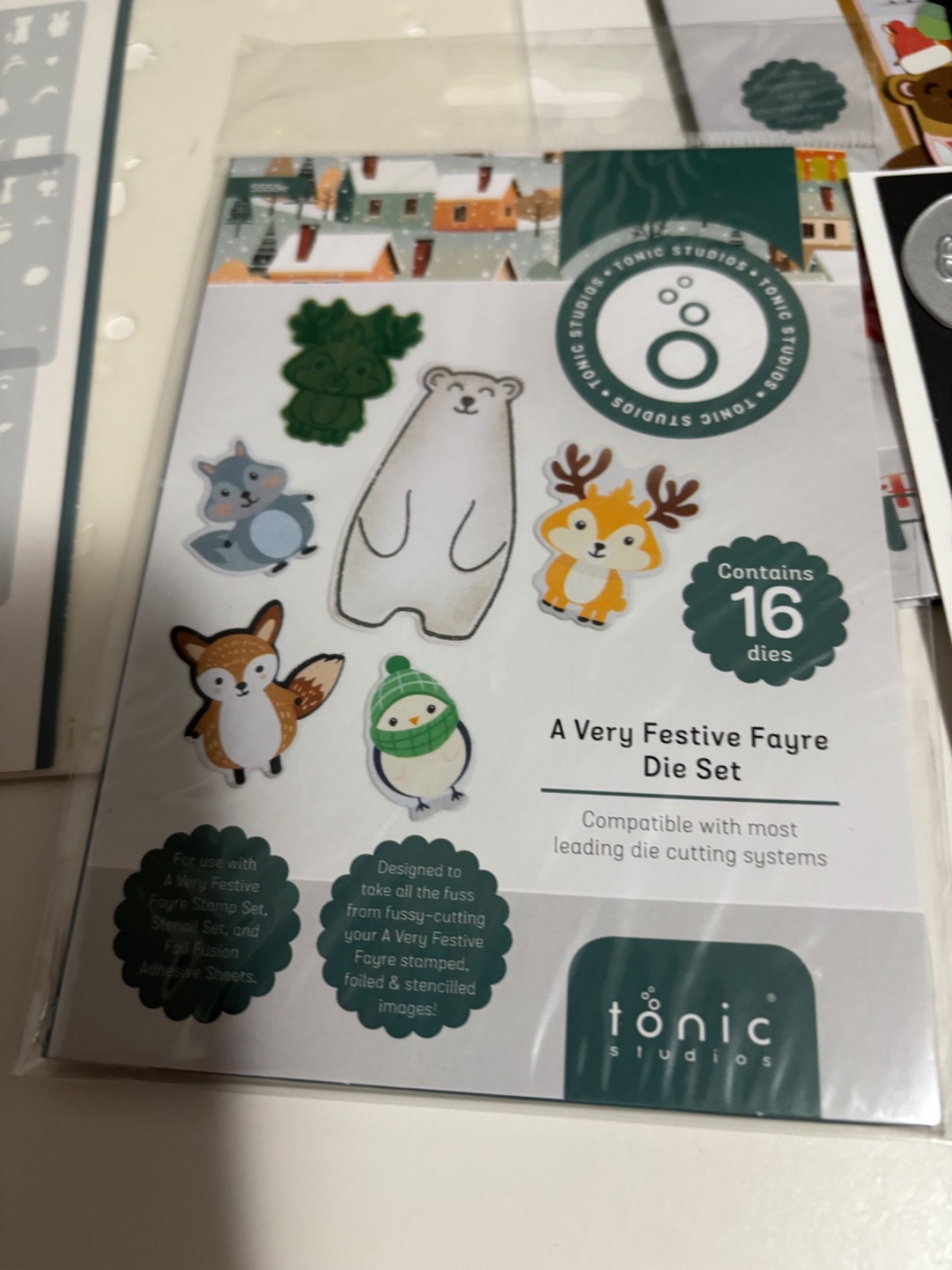 Festive Fayre Winter theme Card and Scrapbooking kit