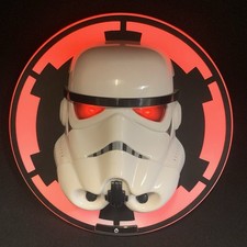 Star Wars LED Wall Light Stormtrooper 3D Red Disney VGC