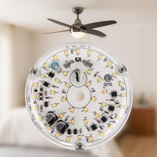 4 Inch Ceiling Fan LED Light Replacement 6000K, 18W LED Retrofit Kit