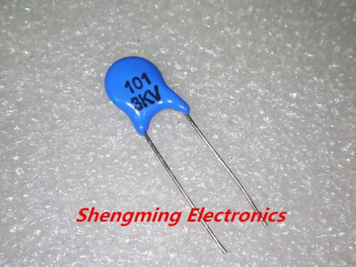 100PCS 101M 3KV 3000V 100pF ceramic capacitors - Photo 1 sur 1