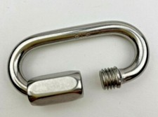 Stainless Steel 316 Quick Link Screw Locking 3/16 " PACK OF 10