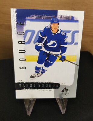 2020-21 SP Authentic Limited #R86 - Yanni Gourde - Retro - Tampa Bay Lightning