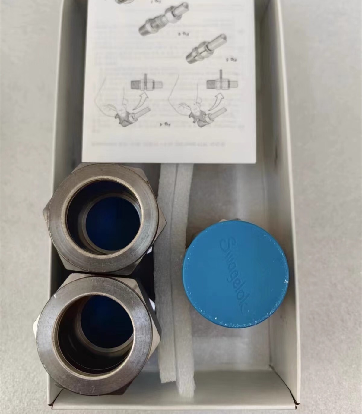 1PC Swagelok SS-1610-1-16RT card pipe joint