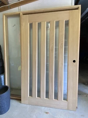 Corinthian Blonde American Oak Front Door Frame Glass Rrp