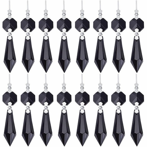 20X Crystal Chandelier Lamp Prism Fairy Hanging Drop Pendant w/ Icicle Crystals - Picture 23 of 77