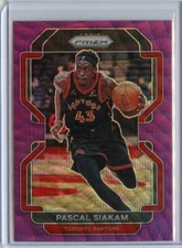 2021-22 Panini Prizm Prizms Purple Wave #174 Pascal Siakam