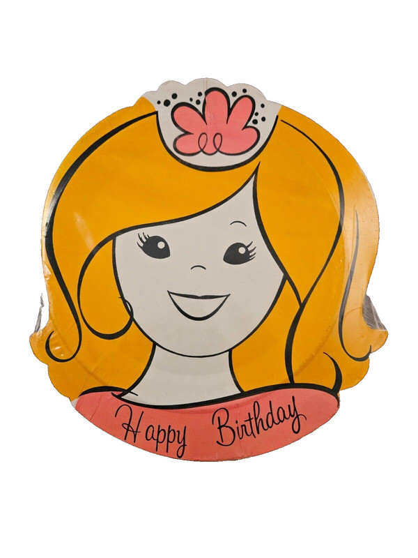 Vintage Gibson Girl Birthday Party Plates