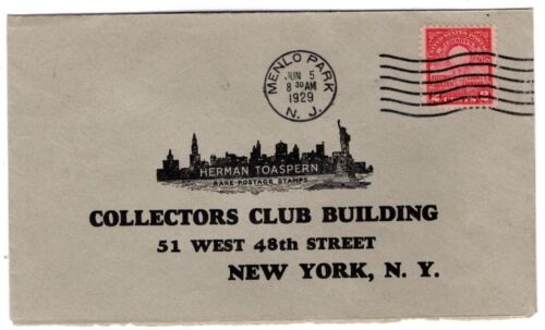 #654 Electric Light Edison 1929 FDC - Herman Toaspern NY Collectors Club - Picture 1 of 2