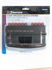 Emerson HS5400 4-Way Speaker Switch System NEW SEALED