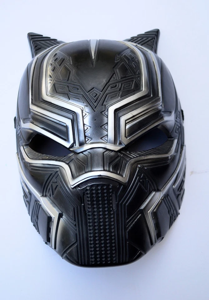 Black Panther Halloween Mask Costume Party Face Mask Superhero 2019 - Image 2 of 4