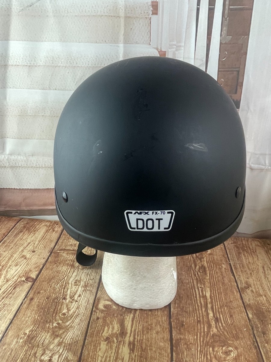 AFX FX-70 Small Beanie Half Helmet Motorcycle Street Riding DOT