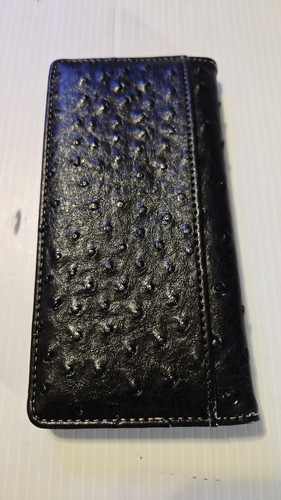 Men's Western wallet Long Roper (BLACK) / WESTERN LAW ENFORCEMENT STAR CONCHO - Picture 3 of 9