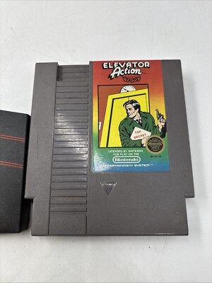   Elevator Action - Nintendo NES 1987 - Cleaned & Tested W/slip Case