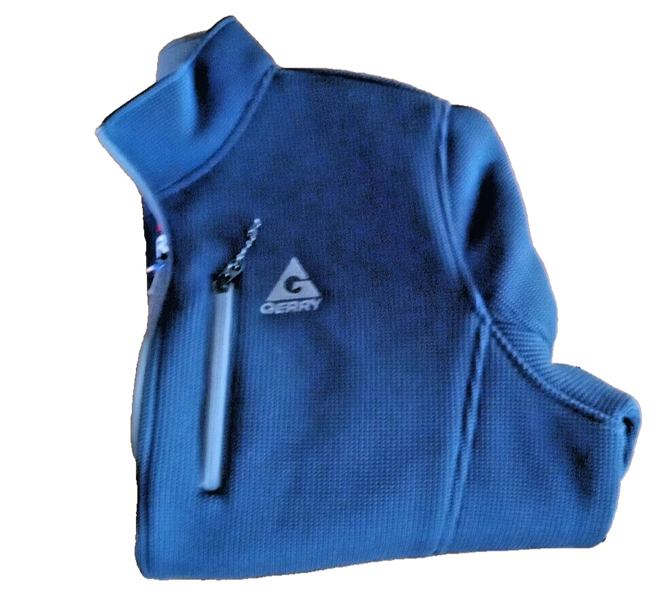 Chaqueta Gerry Para Hombres XL Tejido Térmico Forrado de Vellón Azul Real Cálido Abrigo a Prueba de Viento Foto 4 de 4