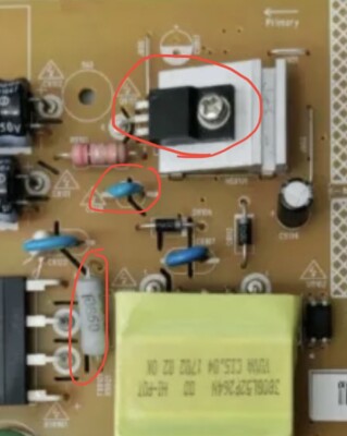 KIT RIPARAZIONE PSU TV LG 32LJ500V Mod. 715G7801 P01 W10 0H2S EUR 17,90   IT - Foto 2