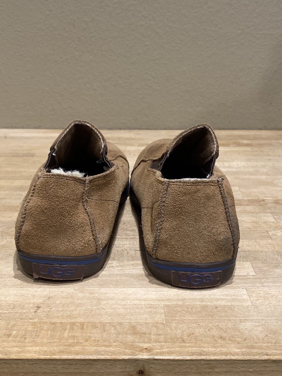 UGG Australia Leather Suede loafers Mens 10 Bracken Slip On  display picture 2