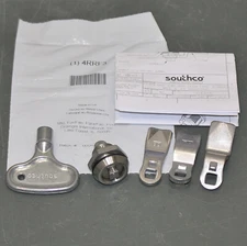Southco Cam Latch E5-6-0424-UU1, 7/8" Thread, 304 Stainless Steel, Rail Turn