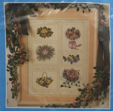 Candamar Victorian Nosegay Picture Candelwicking Embroidery Kit 80221 New ST208