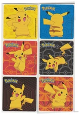 25 Pikachu ( Pokemon ) Stickers, 2.5"x2.5" each, Party Favors