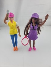 Barbie Tennis Player and Construction Worker McDonalds Happy Meal Toy