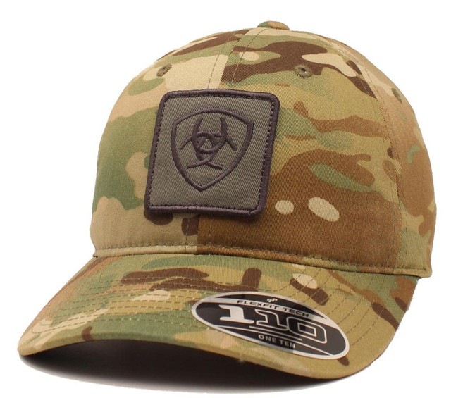Ariat Shield Patch 110 Tech Flexfit Camo Adjustable Snapback Hat Cap for sale online eBay
