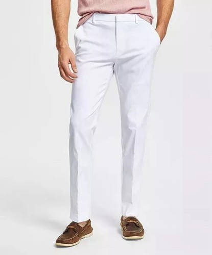 Tommy Hilfiger Men’s Slim Fit White Dress Pants Size 33Wx30L
