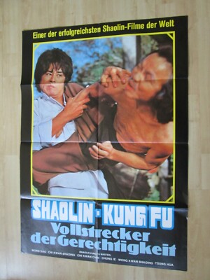Filmplakat : Shaolin Kung-Fu Vollstrecker der Gerechtigkeit ( Wong Dao ) 