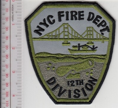 New York City Fire Department 12th Fire Division Manhattan NYC NO TARIFF