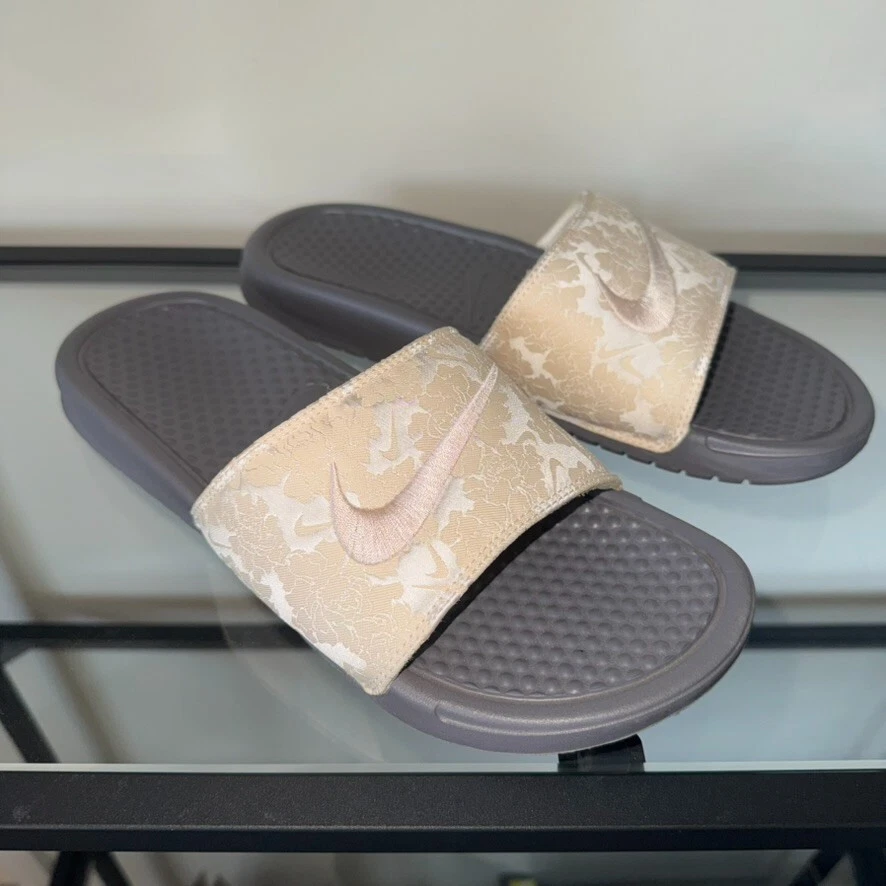 Nike Benassi JDI slides US donna taglia 9 nuove senza etichette