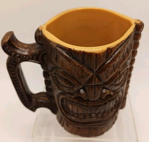 Vintage Original Kona Coffee Mill Hawaii 8 oz Plastic Tikki Mug - Picture 2 of 11