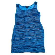 Miss Selfridge Womens Prom Dress Blue Size UK 16 Strappy Party Wear