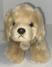 Rare Miyoni Golden Lab Retriever Plush Stuffed Dog Puppy by Aurora Collar Tag