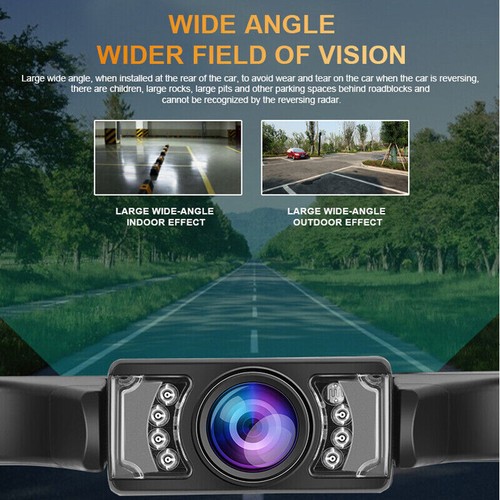 Wireless Car Backup Camera 4.3" Rear View Mirror Monitor Kit for Truck RVs Lorry - Picture 15 of 24